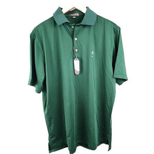 Peter Millar Summer Comfort Green Polo M Short Sleeve Spring Summer Sportswear